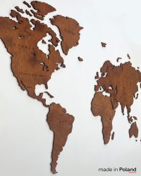 Dreniania mapa świata 3d na scianę dekoracja do domu sikorka net mapy świata producent dreniwanych dekoracji