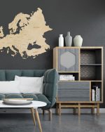 Drewniana mapa europy na scianę dekoracja na sciane sikorkanet dekoracja do domu (2)