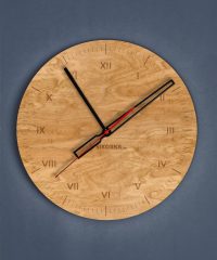 Dekoracyjny, drewnjiany zegar na śącianę - Classic 3 (7)