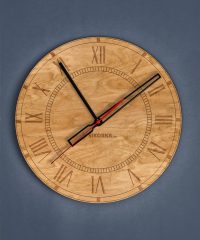 Dekoracyjny,drewniany zegar na ścianę - Classic 5 (2)