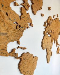 drewniana mapa świata - sikorka net mapa świata premium 3d - drewniana dekoracja dab (5)