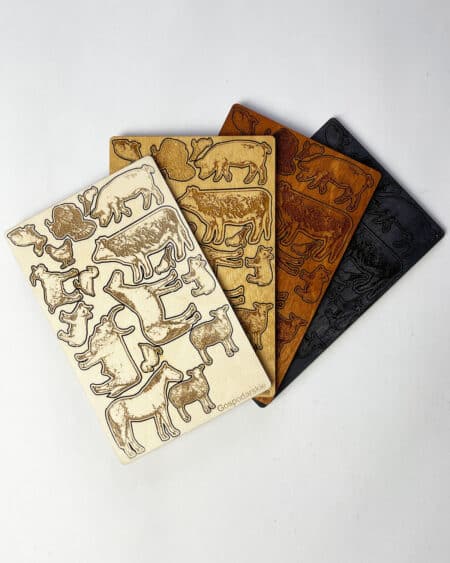 Animals of the World for a Wooden World Map