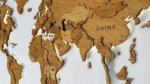 Drewniane Mapy Na Ścianę - Przewodnik Po Mapach Z Drewna